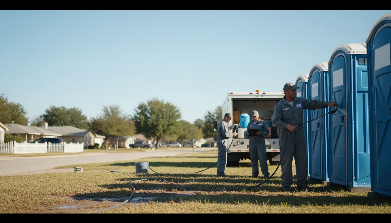 Long-Term Portable Toilet Rental in Calhoun, LA near me